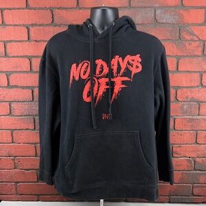 Point‎ Blank No Days Off Men's XL Pullover Hoodie Black Streetwear